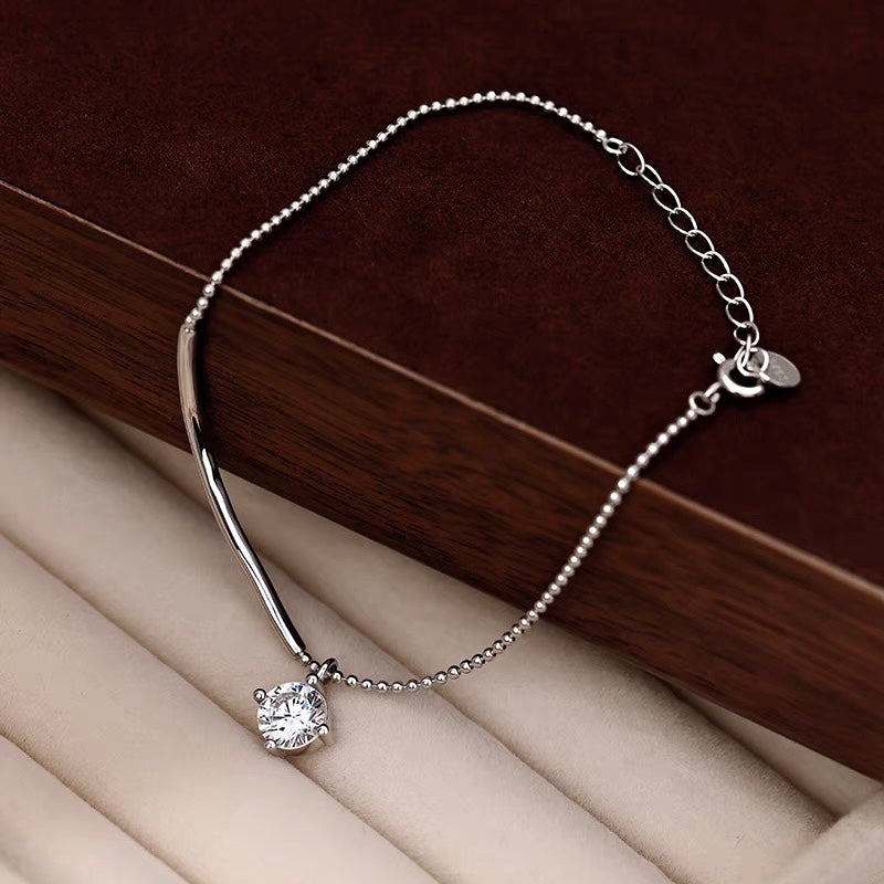 S925 silver moissanite bracelet